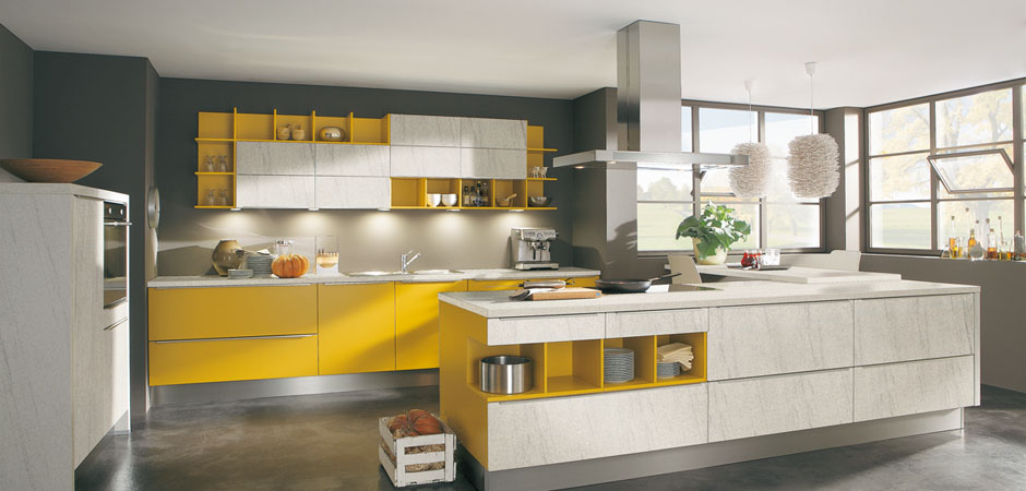 gelbe Küche